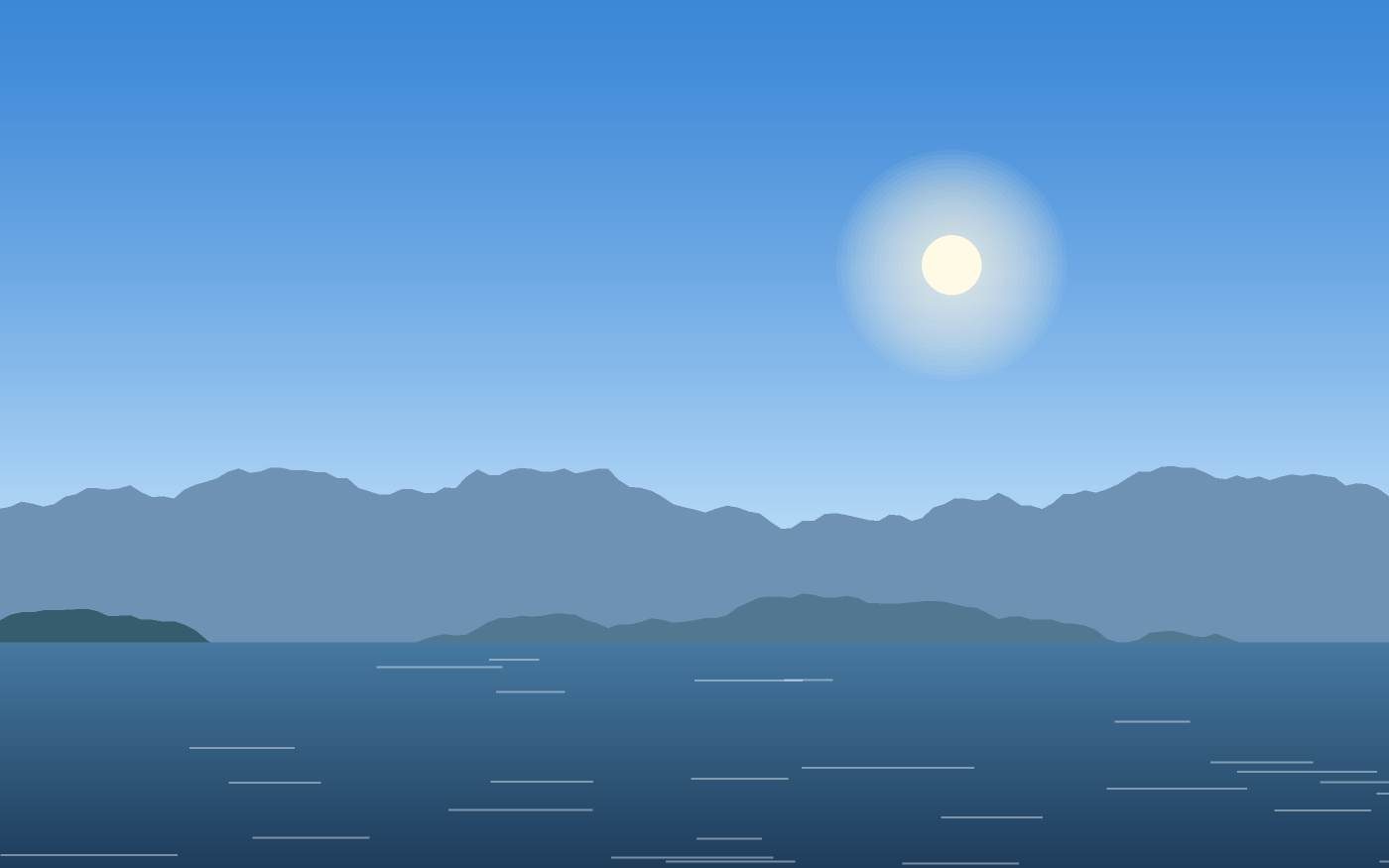 Landschaftsillustration