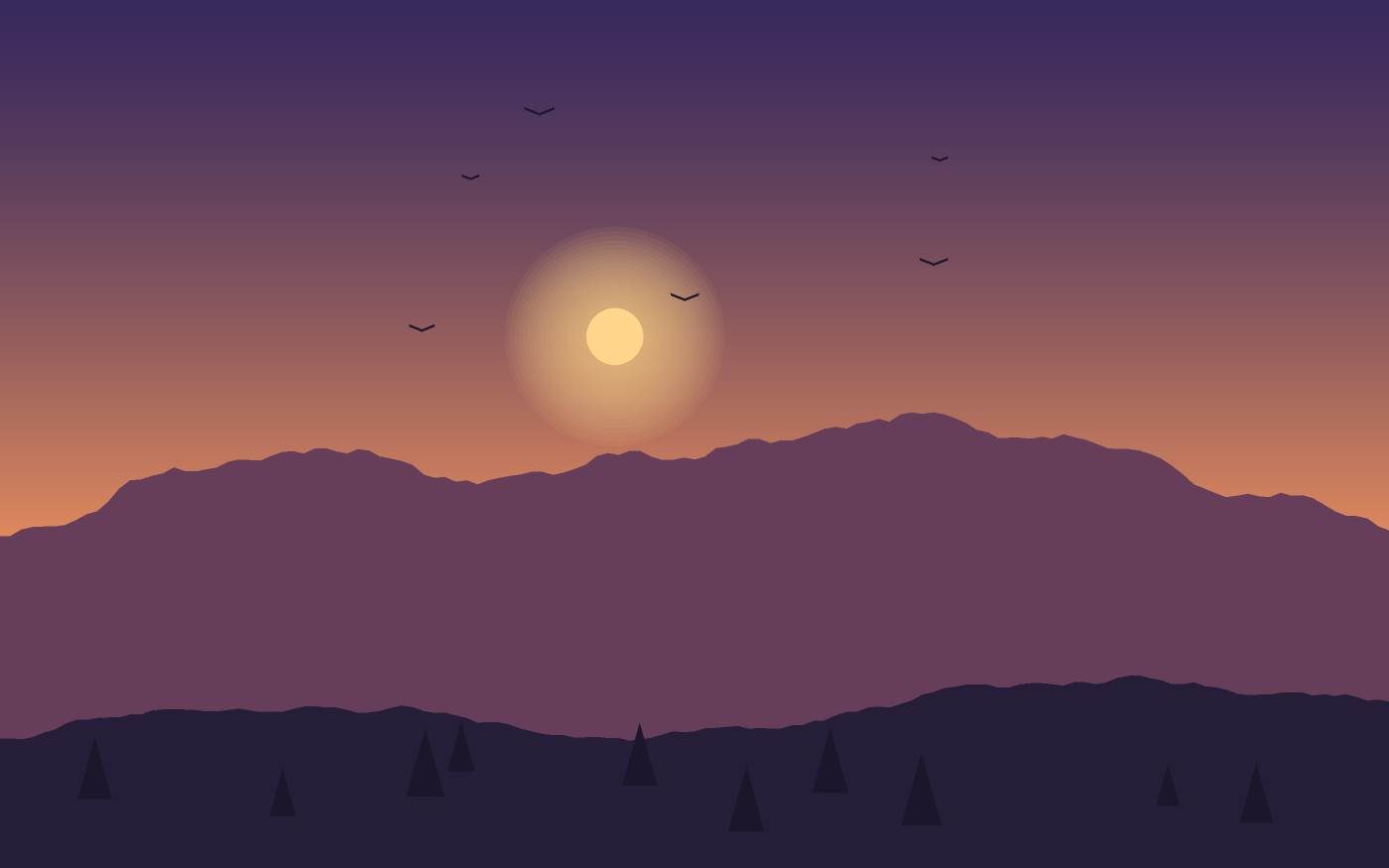 Landschaftsillustration