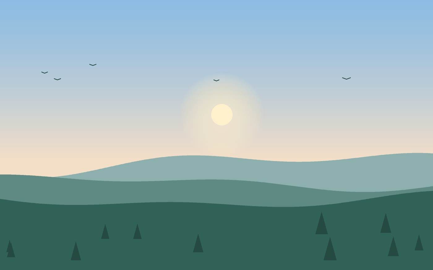 Landschapsillustratie