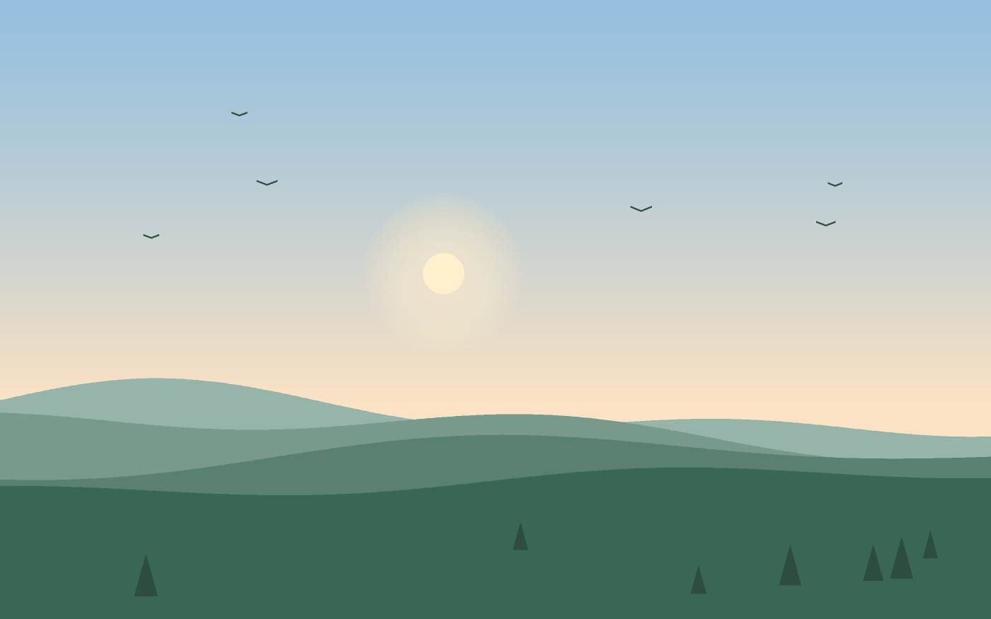Landschapsillustratie