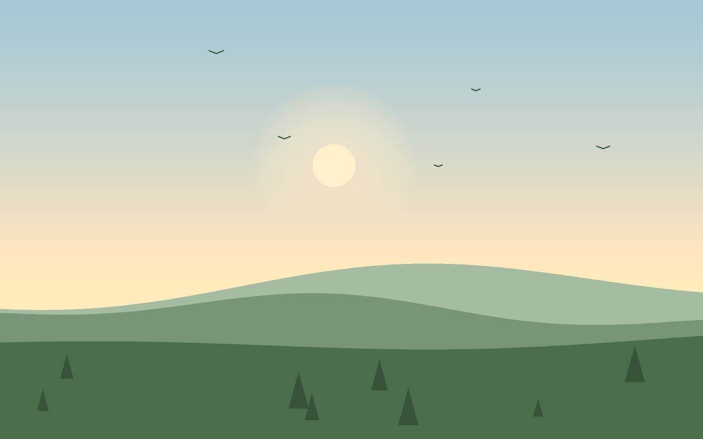 Landschaftsillustration