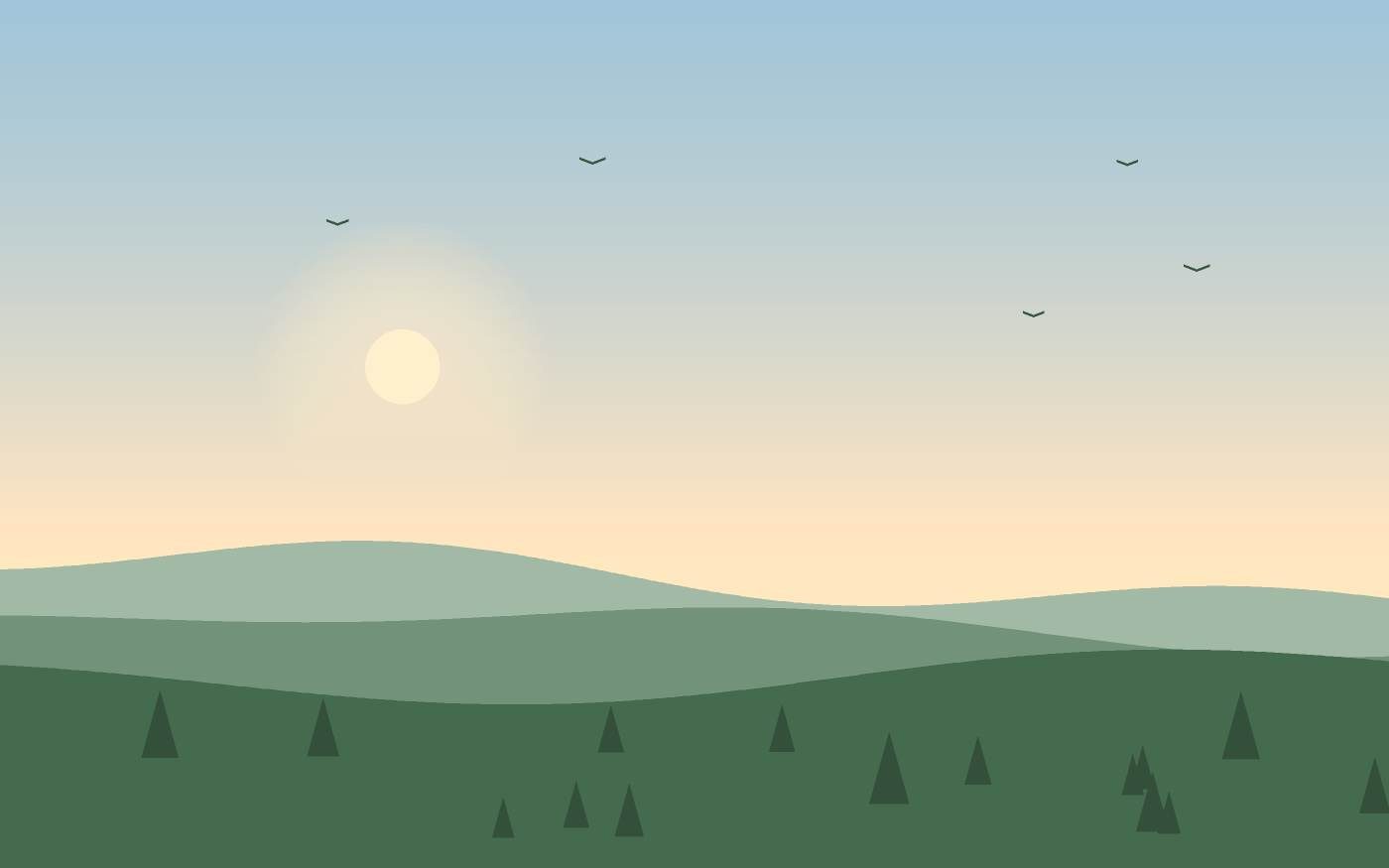 Ilustrace krajiny