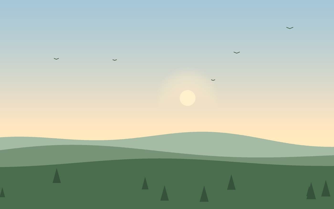 Landschaftsillustration