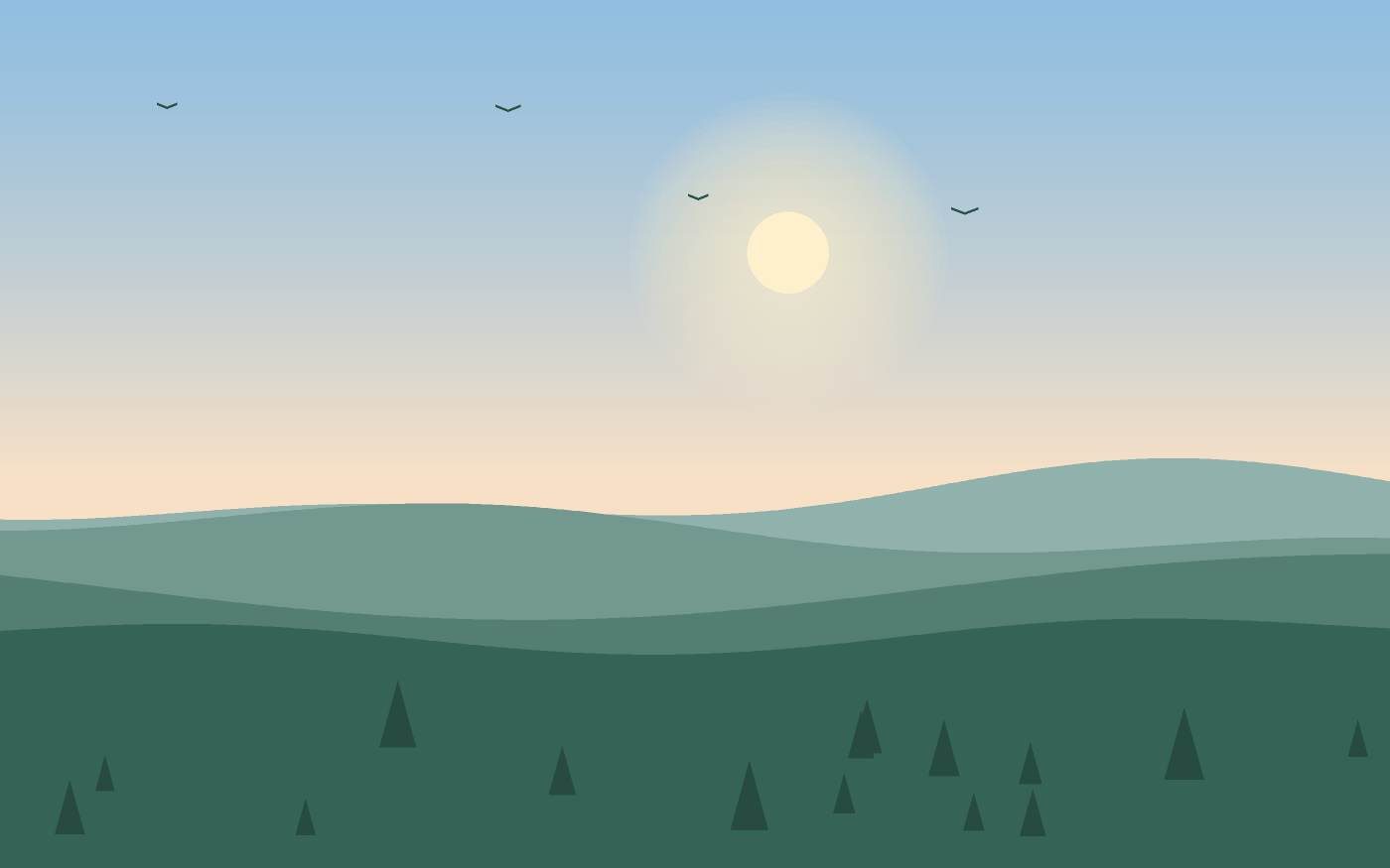 Landschaftsillustration
