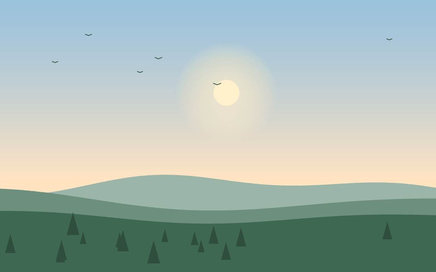 Landschaftsillustration