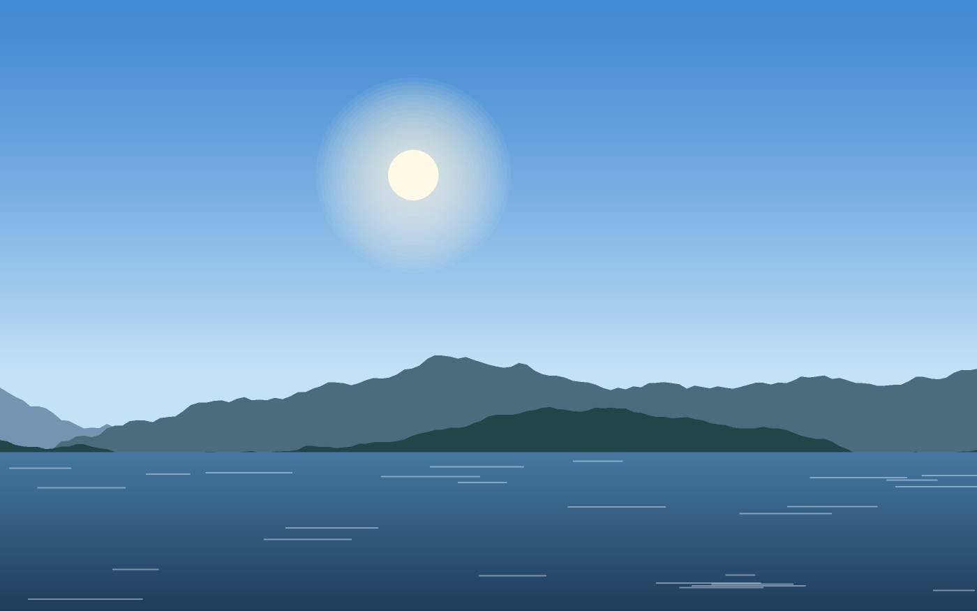 Ilustración de un paisaje