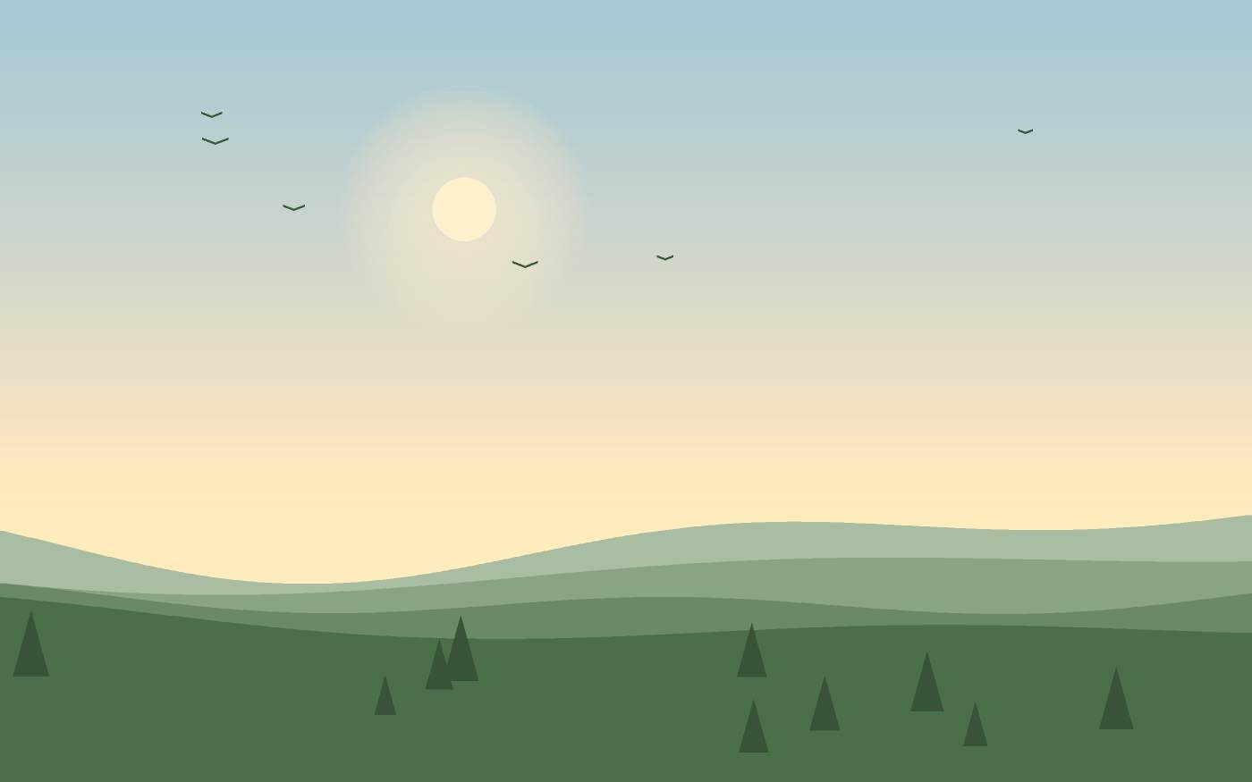 Ilustración de un paisaje
