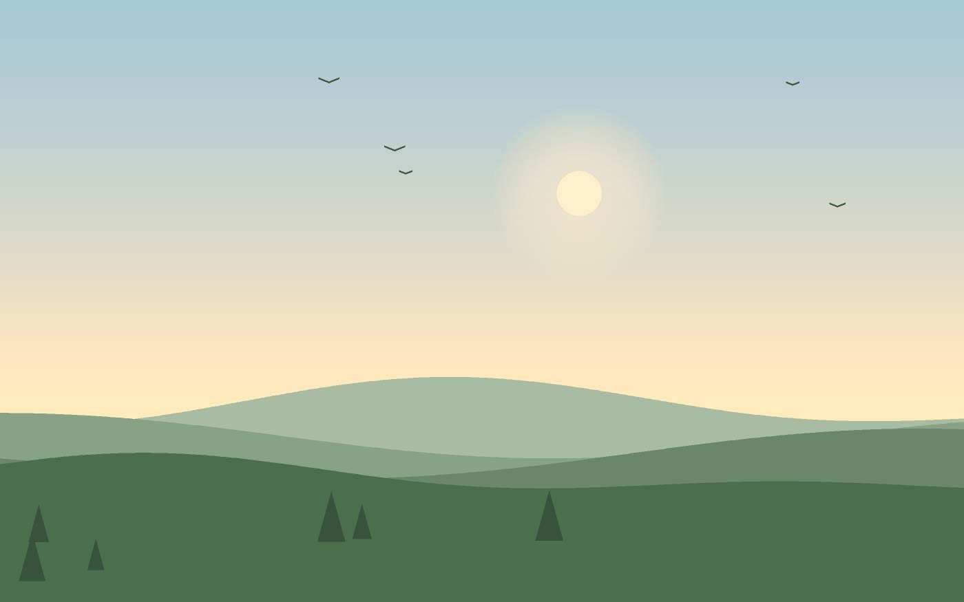 Landschapsillustratie