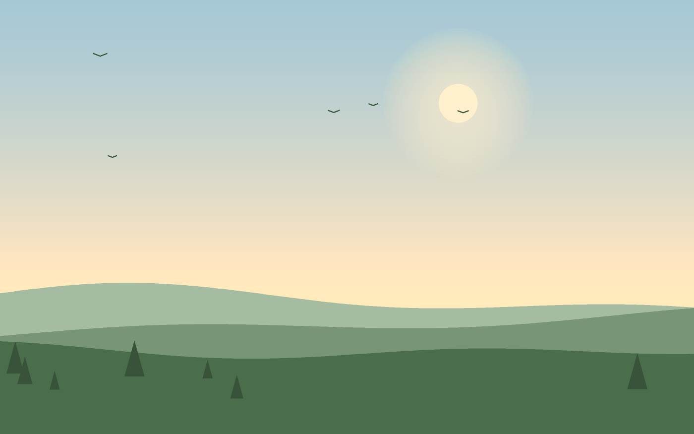 Landschapsillustratie